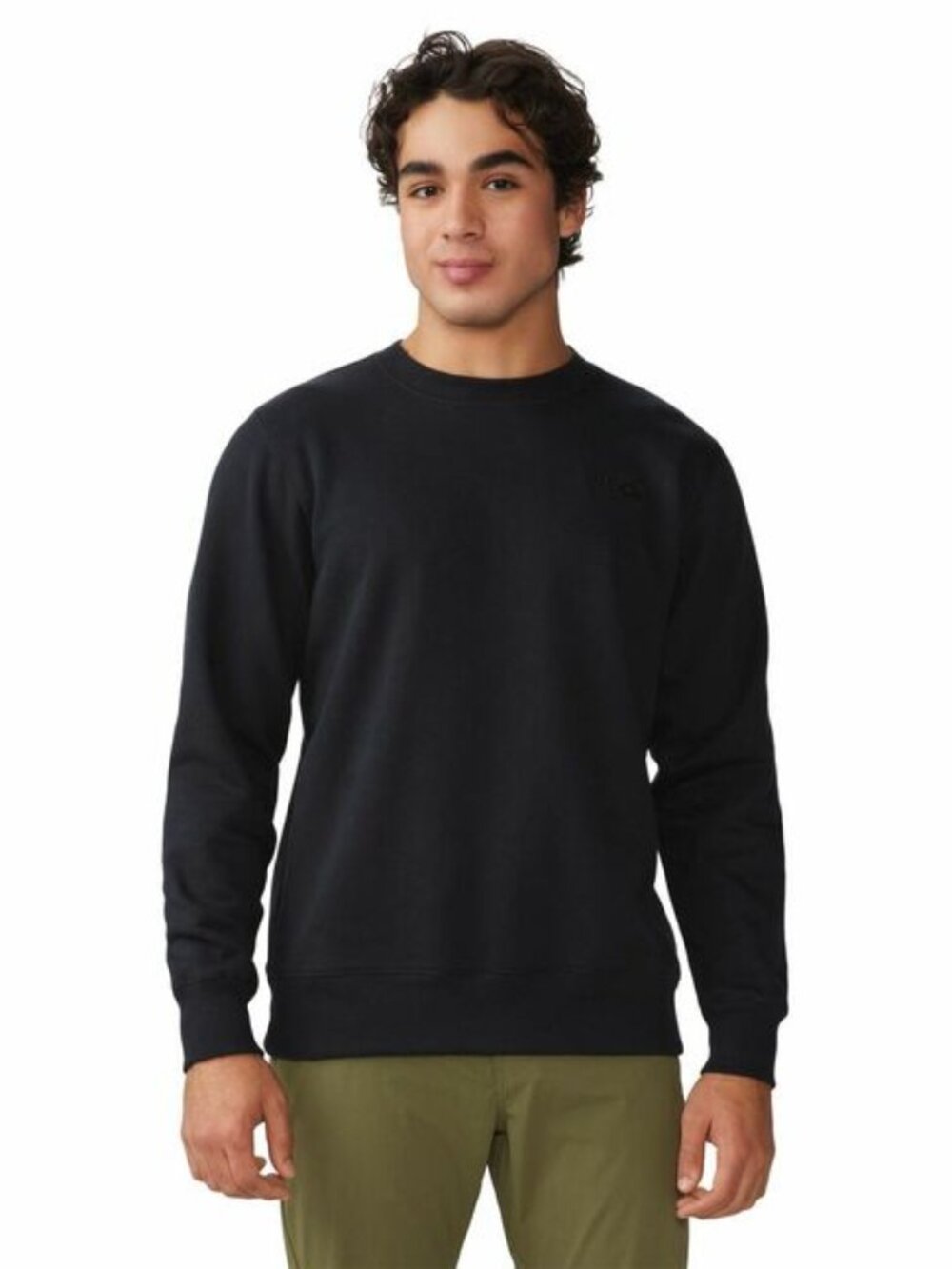 Mountain Hardwear Men's Black Crew Neck Pullover Sweatshirt Size Large